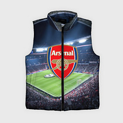 Женский жилет FC Arsenal, цвет: 3D-черный