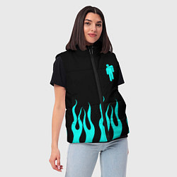 Женский жилет Billie Eilish, цвет: 3D-светло-серый — фото 2