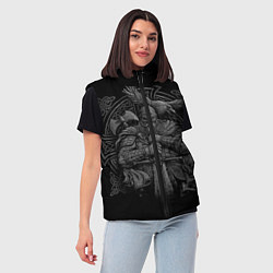 Женский жилет Викинг, цвет: 3D-черный — фото 2