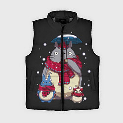Женский жилет My Neighbor Totoro, цвет: 3D-светло-серый