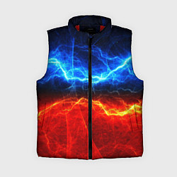 Женский жилет Лёд и огонь, цвет: 3D-красный