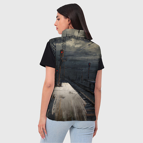 Женский жилет НОВЫЙ СТАЛКЕР / 3D-Черный – фото 4