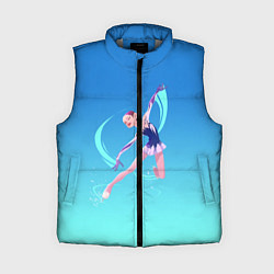 Женский жилет Фигурное катание, цвет: 3D-светло-серый