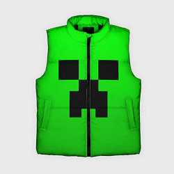 Женский жилет MINECRAFT, цвет: 3D-черный