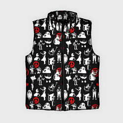 Женский жилет Banksy, цвет: 3D-черный