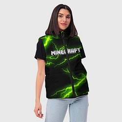 Женский жилет MINECRAFT STORM, цвет: 3D-черный — фото 2