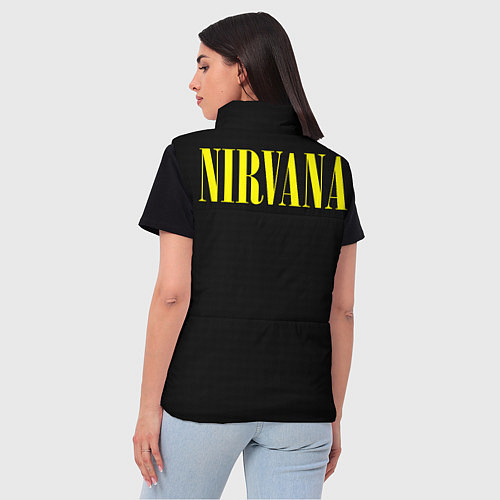 Женский жилет NIRVANA на спине / 3D-Красный – фото 4
