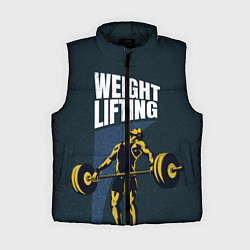 Женский жилет Wheight lifting, цвет: 3D-черный