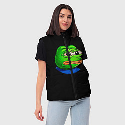 Женский жилет Frog, цвет: 3D-светло-серый — фото 2