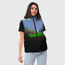 Женский жилет Terraria game, цвет: 3D-светло-серый — фото 2