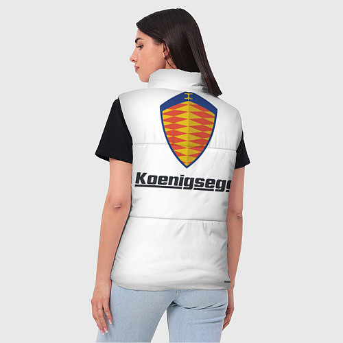 Женский жилет Koenigsegg / 3D-Красный – фото 4