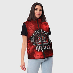 Женский жилет True Man's Sport акварель, цвет: 3D-красный — фото 2