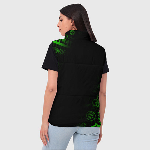 Женский жилет BILLIE EILISH / 3D-Черный – фото 4