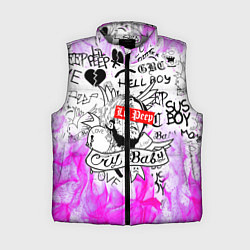 Женский жилет LIL PEEP, цвет: 3D-светло-серый