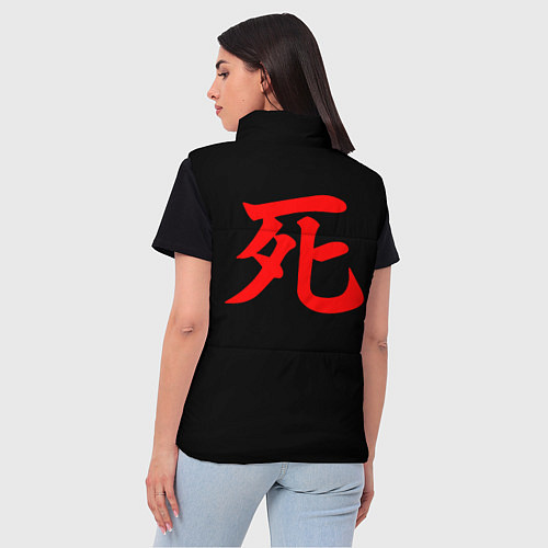 Женский жилет Sekiro shadows die twice / 3D-Черный – фото 4