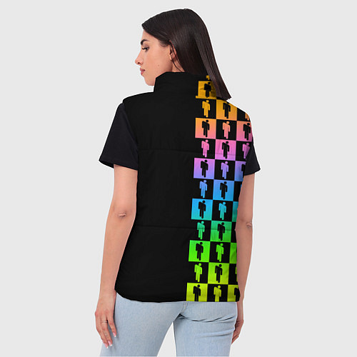 Женский жилет BILLIE EILISH / 3D-Красный – фото 4