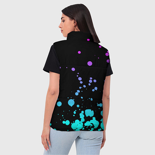 Женский жилет Chicken Dinner / 3D-Светло-серый – фото 4