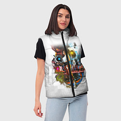 Женский жилет PORTAL, цвет: 3D-красный — фото 2