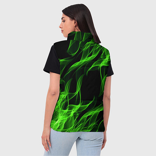 Женский жилет TOXIC FLAME / 3D-Черный – фото 4