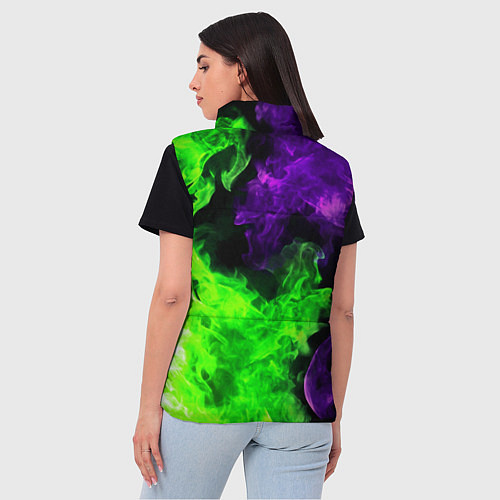 Женский жилет БИТВА ОГНЕЙ / 3D-Красный – фото 4