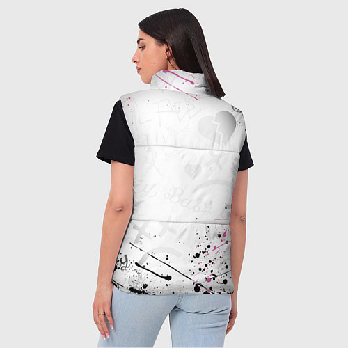 Женский жилет LIL PEEP / 3D-Черный – фото 4