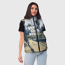 Женский жилет GRAND THEFT AUTO 5, цвет: 3D-светло-серый — фото 2