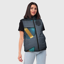 Женский жилет League of Legends, цвет: 3D-черный — фото 2