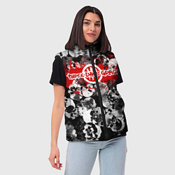 Женский жилет Three days grace, цвет: 3D-черный — фото 2