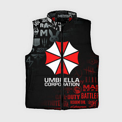 Женский жилет RESIDENT EVIL UMBRELLA CORP, цвет: 3D-красный
