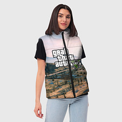 Женский жилет Grand Theft Auto 5, цвет: 3D-красный — фото 2