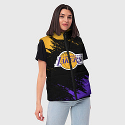 Женский жилет LA LAKERS, цвет: 3D-черный — фото 2