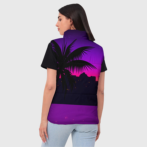 Женский жилет GTA:VICE CITY / 3D-Черный – фото 4