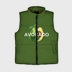 Женский жилет АВОКАДО, цвет: 3D-красный