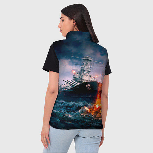 Женский жилет ВМФ / 3D-Черный – фото 4