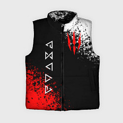 Женский жилет THE WITCHER, цвет: 3D-черный