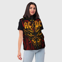 Женский жилет ACDC, цвет: 3D-светло-серый — фото 2