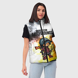 Женский жилет PUBG, цвет: 3D-красный — фото 2