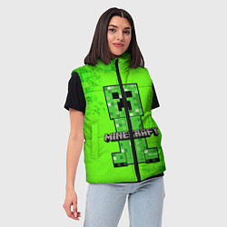Женский жилет MINECRAFT, цвет: 3D-черный — фото 2