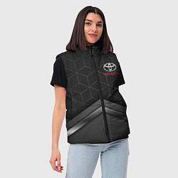 Женский жилет TOYOTA, цвет: 3D-красный — фото 2
