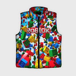Женский жилет Roblox Cubes, цвет: 3D-красный