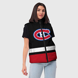 Женский жилет Монреаль Канадиенс, цвет: 3D-черный — фото 2