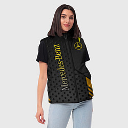 Женский жилет Mercedes-Benz, цвет: 3D-светло-серый — фото 2