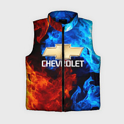 Женский жилет CHEVROLET, цвет: 3D-черный