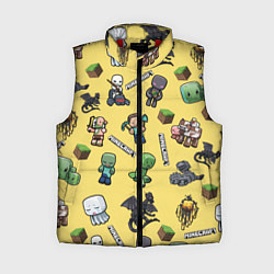 Женский жилет MINECRAFT, цвет: 3D-красный