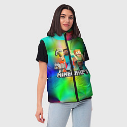 Женский жилет MINECRAFT, цвет: 3D-красный — фото 2