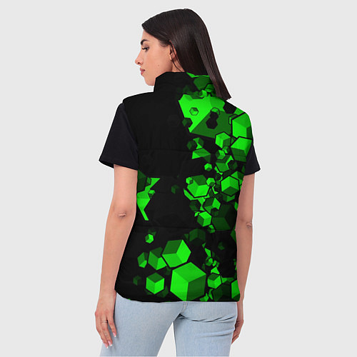 Женский жилет MINECRAFT / 3D-Черный – фото 4