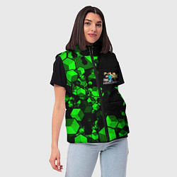 Женский жилет MINECRAFT, цвет: 3D-черный — фото 2