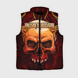 Женский жилет Iron Maiden, цвет: 3D-черный