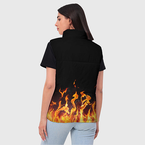 Женский жилет AUDI / 3D-Черный – фото 4