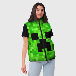 Женский жилет MINECRAFT, цвет: 3D-красный — фото 2